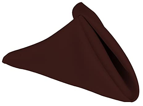 Tygservetter, servetter tyg tjock 10 st/parti bröllop födelsedagsfest formgivning 40 x 40 cm polyester bordsservett (brun)