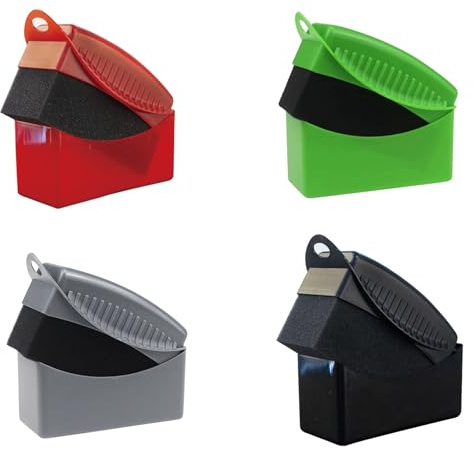 Tampons Applicateurs Pneus,Shibida 4PCS Application Facile du Produit pour Pneus de Voitures,Éponge de Cirage de Pneu de Voiture, Outils de Brosse Éponges Tampon de Nettoyage de Pneu de Voiture