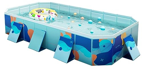 Piscine pliable en plastique dur antidérapant pour animaux domestiques et enfants, piscine extérieure pour utilisation dans le jardin