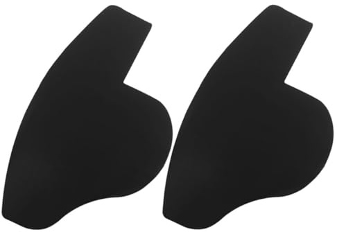 Generico Strumento per Modellare L'attaccatura dei Capelli della Barba Maschile, Carta per Migliorare il Contorno della Barba, Set da 2 Pezzi Nero, Accessorio per Barbiere e Uso Fai-da-te