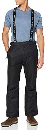 CMP Herren Skihose Wattierte Twill 5000, Nero, 50, 3W01717
