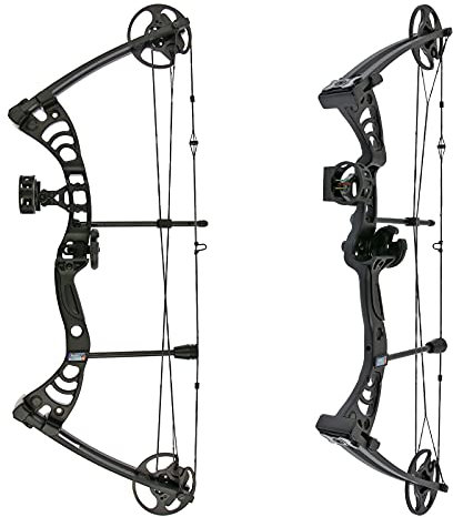 DRAKE Gecko RTS - 30-55 lbs - Compoundbogen - Farbe: Schwarz; perfekt für Jugendliche und Erwachsene, ein echter Hingucker im Bogensport