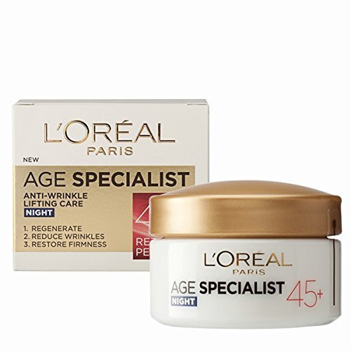 L'oral Paris Age Specialist 45+ Night Anti-wrinkle Cream 50 Ml by L'Oreal Paris
