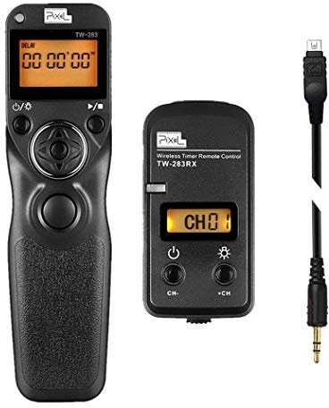 Pixel sans Fil Numérique Télécommande TW-283/UC1 Intervallomètre Déclencheur à Distance avec Minuterie pour Olympus Om-D EM1 EM5 Mark II EM10 Mark II EM10 Pen-F E-PL8 E-PL7 E-PL6 E-PL5 E-PM2