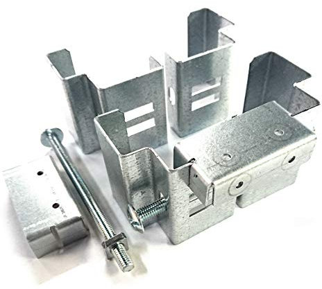 POSTFIX® PF15 - PACK OF 2 - Fix TRELLIS and WOODEN BATTENS and POSTS to 4 x 4 Slotted Concrete Fence Posts NO DRILLING!
