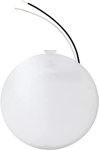 lighteu, 12V 5W (12 x 12 x 1,7 cm) Superleichte LED Deckenleuchte mit Schalter für Boot, Yacht und Wohnwagen, Wohnmobil