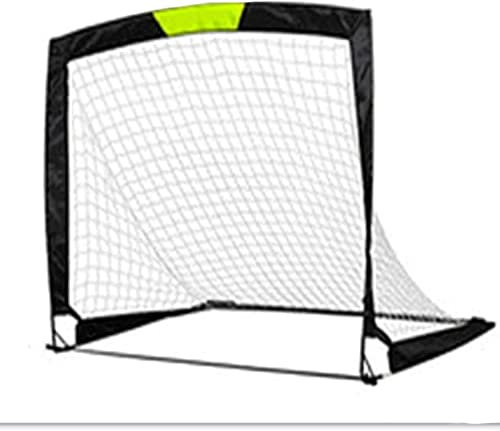 ZHEYANG Fußball Tor Fussball Tor Torwand Tragbares Fußballtor Fußballtor Kinderheim Tragbarer Trainingsballrahmen Model:G01108(Color:Black;Size:120x90x90cm)
