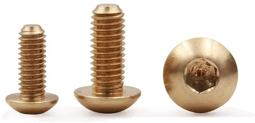 Boulon à douille hexagonale,Vis Vis à tête cylindrique à six pans creux Allen en laiton, boulons hexagonaux(M4*40 20PCS)