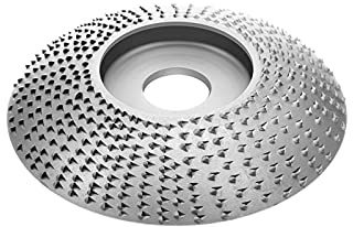 Trohollis Schruppscheibe,Schleifscheiben Holzschleifungsrad Wolframkarbid Schleifscheibe Mahlzeitformungsscheibe Schnitzen Schleifscheibe für Winkel Schnitzen Polnische Formung