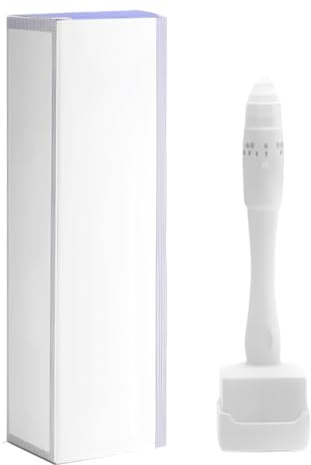 WUSJCOF Derma Stamp Microneedling,1 pezzo,140 aghi in titanio,ringiovanimento del viso,crescita dei capelli e cura del corpo,Roller Timbro per Uomini e Donne,Dermastamp per Uso Domestico e Pen