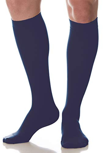 SCUDOTEX Bas Unisexe Grand Voyage Compression Décroissante Légère 14-17 Hg mm Couleur Bleu Taille 6