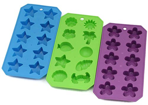 Chef Craft Select Shapes Ice Cube Tray, 8.75 inch, Color/Shapes May Vary