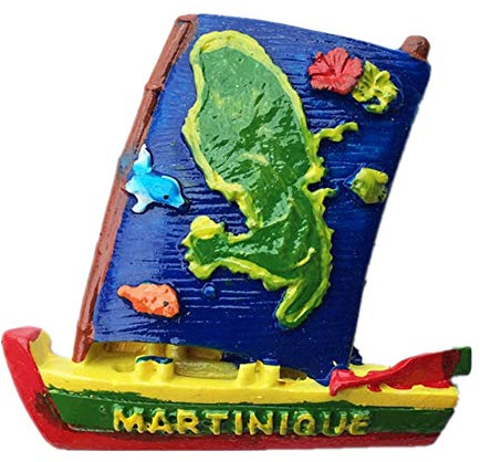 Martinique Frankreich 3D Kühlschrankmagnet, Heim- & Küchendekoration, magnetischer Aufkleber, Martinique Frankreich Kühlschrankmagnet, Reisesouvenir, Geschenk