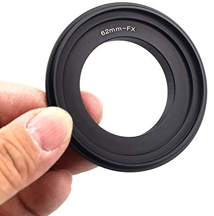 62MM Macro Reverse Adapter Ring Lens Adapter & for Fuji Film FX X Mount X-A5 X-A20 X-A10 X-A3 X-A2 X-A1 X-T2 X-E3 X-E2S X-E2 X-E1 Camera