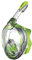 Seac Magica, Maschera Snorkeling Full Face Integrale Anti Appannamento con Morbido Facciale in 4 Taglie, Valvola di Spurgo e Snorkel Dry Top, verde, JUNIOR