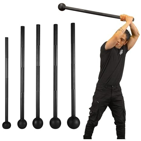 GRAVITY FITNESS Alloy Steel Mace for Home & Gym Fitness, Weighted Macebell for Strength Training, Shoulder, Grips & Forearms Workouts, (12kg)