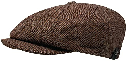 WEROR Herren Schiebermütze Flatcap Cap Mütze Fischgrät WEROR-320.1 (56-57, Rost)