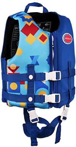 Boglia Gilet de Natation pour Enfants - Gilet Flottant pour Tout-Petits, Maillot de Bain Flottant pour Enfants avec Sangle de Sécurité Ajustable pour Garçons et Filles de 1 à 9 Ans