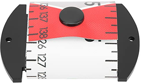 Règle de mesure pour poissons, mètre pliable et précis, compact, outil de mesure pour la pêche, règle de pêche étanche pour la pêche en plein air (rouge)