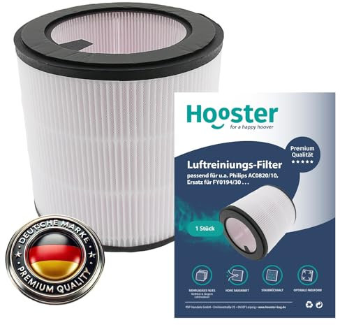 1 HEPA Filter passend für Philips Luftreiniger 800 Series AC0820/10 u.a. | Ersatzfilter für FY0194/30