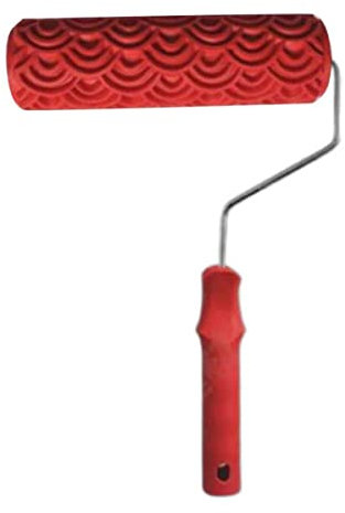 Liummrcy Rullo Artistico Decorativo, Rullo di Vernice a Motivi 7 Pollici Rullo di consistenza Artistica Decorativa con Strumento di Pittura a Parete Maniglia