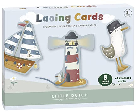 Little Dutch 120716 Schnürkarten Spiel - Sailors Bay