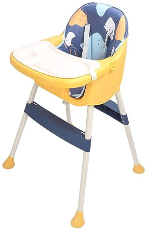Trona para bebé, Silla de Comedor para Niños, Diseño de Estructura Segura y Sólida, Silla de Seguridad Multifuncional Ajustable y Antideslizante
