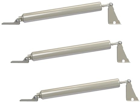 MMannesmann M41120 Pneumatischer Türschließer - Grau (Packung mit 3)