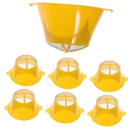 Artibetter 10pcs Reusable Paint Strainers Mesh Paint Filter Funnels Fine Mesh Strainer for Water-Based Oil Filtering Small Size