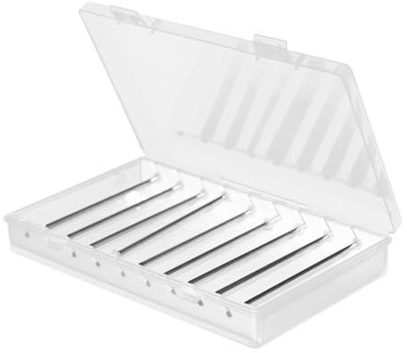 Harilla Acryl-Box, Schmuck-Aufbewahrungsbox, Perlen, transparenter Schmuck-Organizer, Schmuck-Display-Halter für Perlensammler, Verlobung, groß