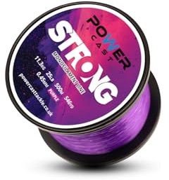 Strong Monofilament Fishing Line (Purple, 11.3kg/25lb - 500m/546yd- 0.45mm)
