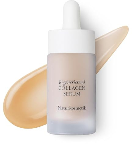 Regenerierendes Collagen Serum - 30ml - fördert die Collagen-Produktion | Verbessert die Hautelastizität - mit Bio-Molke, Akazie, Vitamine B2 & C, Holunderblütenextrakt & Grünem Tee