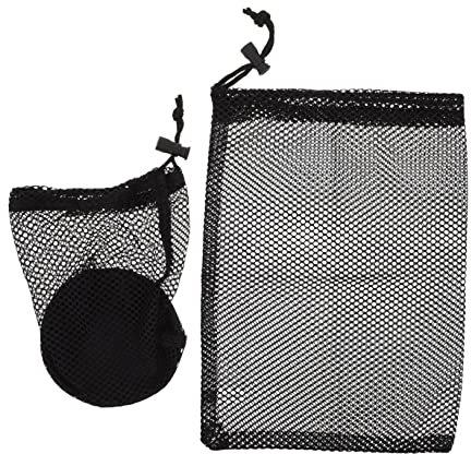 NUOBESTY 2stücke Netztasche Für Golfbälle Aus Nylon Tragbare Golfballtasche Mit Kordelzug Geeignet Für Golfbälle Tischtennisbälle Baseballbälle Und Badmintonbälle Langlebig Und Leicht