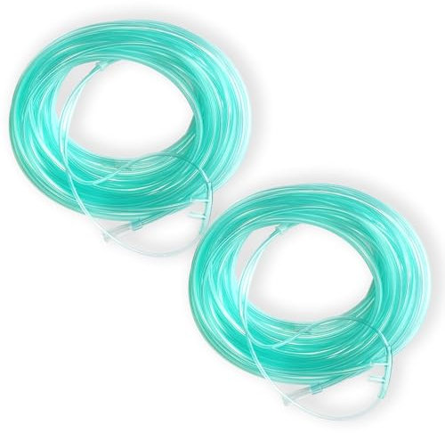 2 Pack Long Nasal Oxygen Cannula, High Flow and Long Oxygen Tubing for Nasal, Nose Oxygen Tube 10 Meter *2