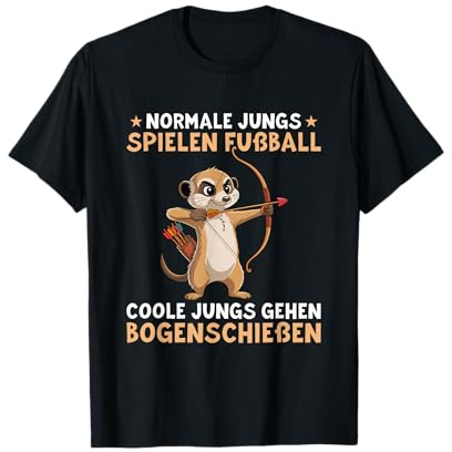 Bogensport Erdmännchen Coole Jungs gehen Bogenschießen T-Shirt