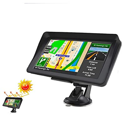 Navegador GPS para coche, Pantalla táctil de 9 pulgadas GPS Navegación con mapas gratuitos 25 6m + 8gb Navegador de coche Video Player Cámara trasera Para coche, camión, autocaravana(Without Bluetooth