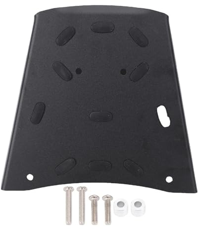 aqxreight Motorcycle Rear Luggage Rack Expanded with Waterproofing Plug Cargo Carrier Shelf Aluminum Alloy Replacement for Scrambler 400X 2023-2025