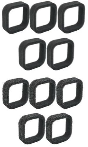 Daaxing 5/10/20 Stück Schwamm-Luftfilter passend für verschiedene Rasentrimmer, Luftfilter-Filterschwamm für Universal-Rasentrimmer, 50 mm x 43 mm (10 Stück)