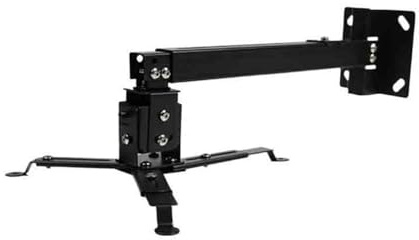 ZYDLMBJL Support de projecteur, Support de Plafond de projecteur de Couleur Noire, Support de Toit réglable de 43 à 65cm for Support Mural LED DLP LCD