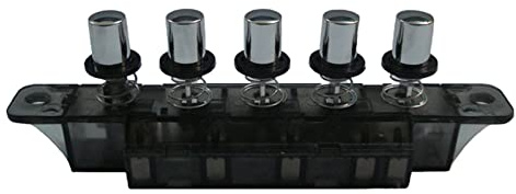 Professional AC 250V 4A 5 Pushbutton Piano Type For Board Switch For Range Hood Replacement Accessories CX1303-5 Keyboard Switch Opener
