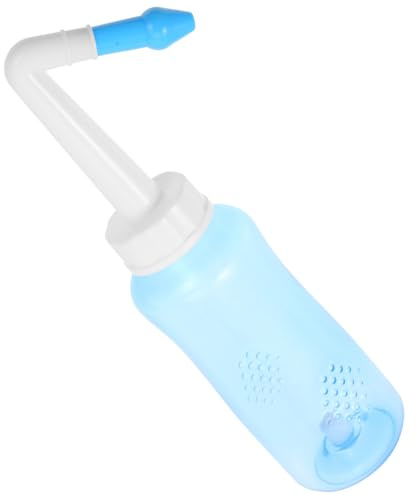 LIFKOME Irrigatore Nasale Manuale con Valvola Regolabile per Lavaggio Nasale Efficace e Confortevole Pulizia Approfondita del Naso per Adulti e Alleviamento da Congestione