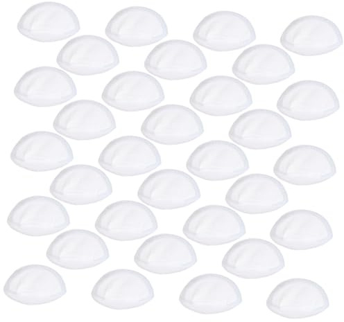 TOYANDONA 100 Pezzi Coppette Assorbilatte Monouso Ultrasottili Non Tessuto Bianco, Traspiranti Confezione Singola per Allattamento Protetto Anti-perdite