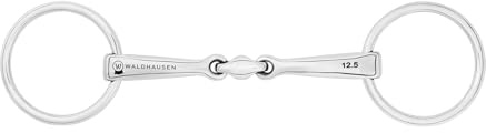 WALDHAUSEN Unterlegtrense, doppelt gebr. EST, R:5,5cm,S:14mm, B:14,5cm
