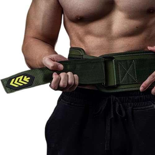 Cinturón De Dinamofilia – Correa De Peso Robusto, Soporte De Entrenamiento De Gimnasia, Férula Dorsal | Equipo De Elevación Sostenible Para Hombres Y Mujeres, Tracción, Squat, Deadlift, Entrenamiento