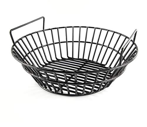 Porzellan-Stahl-Aschekorb passend für große große große grüne Eiergrills, Kamado Joe Classic, Pit Boss, Louisiana Grills, Primo Kamado Grill und große Grillkuppel