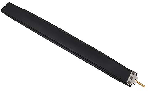 Lovermusic 490x45x7.45mm Thickened Black Color Bass Left-handed Straps PU Leather Belt Set Replacement for 48/60 Accordion Bass with Hardware