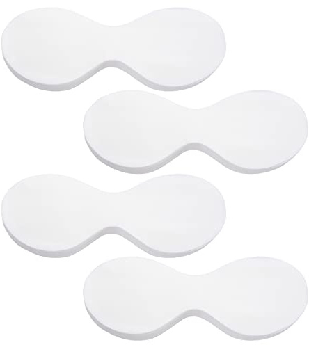 PAGOW 400 Sheets Disposable Non Woven Eye Care, Cotton Paper Facial Eye Pads Spa, DIY Clear Eye Mask Paper Beauty Sheets for Skincare Spa Wrap Moisture Retention