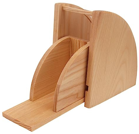 FELTECHELECTR Café Papier Boîte De Rangement Support En Bois Cône Stand Récipient Du Distributeur Café Distributeur De Papier Rack Récipient De Stockage Du Filtre Porte-