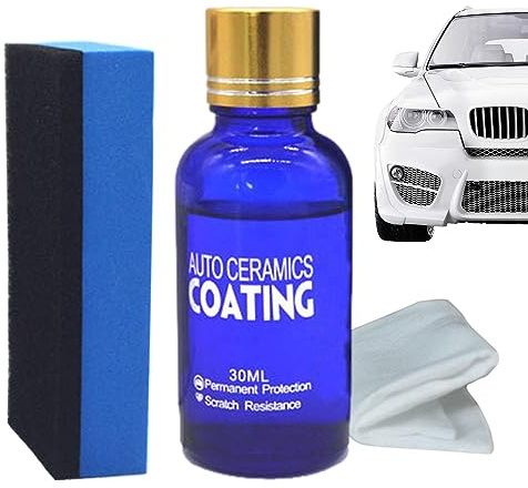 Revestimiento cerámico - Agente de recubrimiento nano cerámico,Protección de sellador de pintura de coche antiarañazos de alto brillo, protección de sellador de pintura de coche para coches SUV Primuz