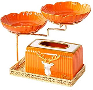 Multifunktionaler Tissue-Box-Halter Taschentuchbox-Halter, multifunktionale Taschentuch-Aufbewahrungsbox, Wohnzimmer, Küche, Restaurant, Dekoration, Obsttablett, kreative Taschentuchbox-Abdeckung Deko